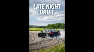 Late Night Drift Session at a Remote Parking Area | Alberta Cars
