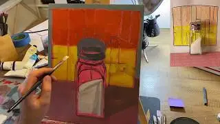 Salt Shaker Graffiti Painting