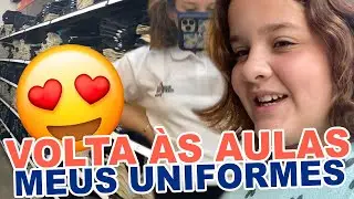 VOLTA AS AULAS NOS ESTADOS UNIDOS- COMPRANDO UNIFORMES NOVOS