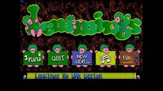 Lemmings - Commodore Amiga - CDTV - CD32 opening