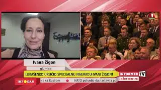 INFO DAN - Aleksandar Lukašenko uručio je nagradu Ivani Žigon!