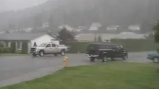 Alot of rain At Kamloops BC july 4th 2010