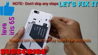 Lava iris 65 / iris 88  / z90 frp unlock oreo / google verification bypass without pc without box...