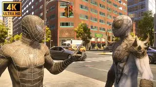 Black Webbed & King in Black Suits Saving NYC - Marvel&rsquo;s Spider-Man 2 PS5 [4K 60FPS]