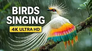 Relaxing Bird Bath 😻 Splashing Birds Fountain Water Sounds || Animals videos