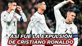 💔Así FUE la EXPULSIÓN de CRISTIANO RONALDO 🚨😱 Su ÚLTIMO PARTIDO de ELIMINATORIAS termina en DRAMA