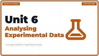 How to Analyse Experimental Data in Google Sheets for High School Physics