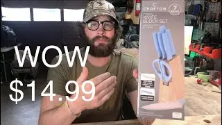 Unboxing an Amazing Deal!! Crofton 7 Piece Knife Set | I'm IMPRESSED!!