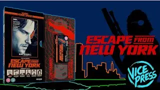 John Carpenter's Escape From New York Vice Press Limited Edition Slipcase VHS Unboxing.