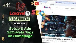 Настройка SEO-метатегов для главной страницы в Laravel 11 с помощью SEOTools &mdash; Шаг 45