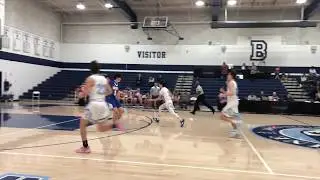 Nic Alvarez Sophomore Year-Bellarmine College Prep JV Basketball, San Jose CA