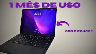 Macbook AIR M2 depois de 1 mês de uso! - Bom para programar? (8gb é suficiente?) 👨‍💻