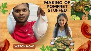 My FAVOURITE FISH 🐠cooking | STUFFED POMFRET RECIPE 😍