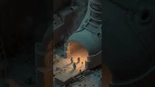 AI Creates a Miniature Fairy Tale: The Beanstalk Ascent 😲