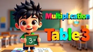 Multiplication Table of 3 Song 🎵 | Kids Music | Fun Times Tables for Children 🎤 Nico Kids