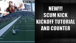 MADDEN 18 ***NEW *** SCUM KICK KICKOFF TUTORIAL AND COUNTER