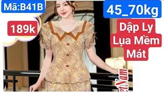🌸SET DẬP LY THỜI TRANG LỤA XỊN MÁT-MẪU TẾT 2026.☎️,ZALO:0938-821-920