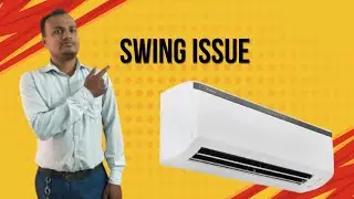 Daikin AC swing motor check and replaced