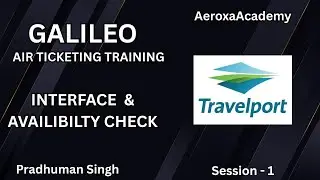 Galileo Air ticketing training Availability command and graphical interface 