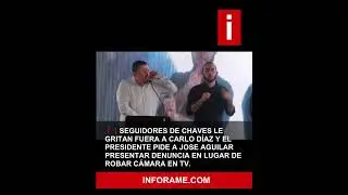 Seguidores de Chaves le gritan &ldquo;fuera&rdquo; a Carlo D&iacute;az