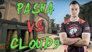 CSGO: POV VP pasha vs Cloud9 (26/8) mirage @ IEM Katowice 2017