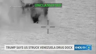 Trump confirms U.S. strike on dock in Venezuela tied to drug trafficking