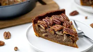 Keto Caramel Pecan Pie Recipe