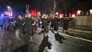 Rowan Tree played by Perth Pipe Band on the march leading the 2023 Christmas Lantern parade