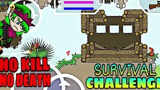 No Kill No Death Survival Challenge | Mini Militia Challenge#1|