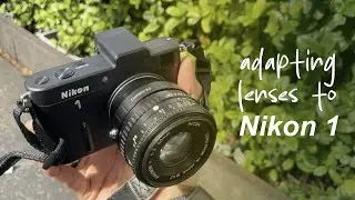 Удовольствие и особенности адаптации винтажных объективов к Nikon 1 v1