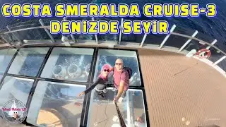 COSTA SMERALDA CRUISE -3 - DENİZDE DANS VE EĞLENCE - TURU NASIL ALDIK -YELKENLİ VE MOTORLU ÇİFT VLOG