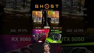 RTX 5050 VS RX 9060 XT GHOST OF TSUSHIMA 1080P | #rtx5050 #rx9060xt