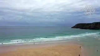 Pedn Vounder is a tidal beach on the south coast of the Penwith peninsula, Cornwall, England, UK