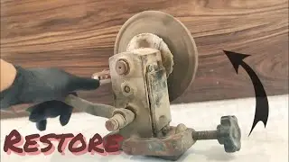 fix and restore knife sharpener old .