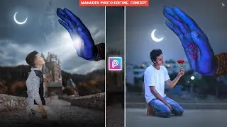 PicsArt Mahadev Photo Editing | Sawan Photo Editing | Bholenath Hand Photo Editing | SaifiBoyYT