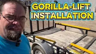 Gorilla-lift kit system installation on a trailer. Step-by-step how to video showing the process.