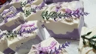 Beautiful Lavender Soap Making!