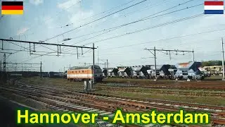Trains in Europe. Hanover - Amsterdam (Deutsche Bahn). Поездка из Германии в Нидерланды на поезде.