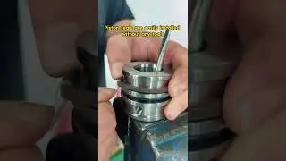 Piston seals are easily installed without any tool #repair #hydraulic #oilseal #hydraulicsystem