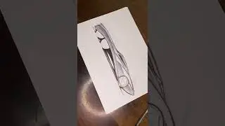 Sketching a James Bond villain car #villain #cardesign #jamesbond #shorts #tutorial