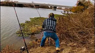 I Got BIG Bite, Ca. San Joaquin River Fishing