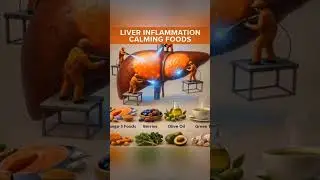 Top Foods Calm Liver Inflammation #health #wellness #usa #shorts