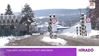 Gyalogos határátkelő nyílt Ungváron