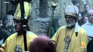 Vikings - the funeral scene