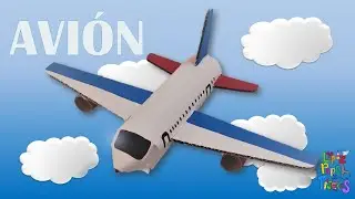 COMO HACER UN AVIÓN DE CARTÓN PARA NIÑOS - Manualidades para niños con tubos/rollos de papel
