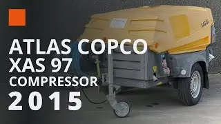 Atlas Copco XAS 97 | Used Mobile Compressor 7 Bar | 2015 | 1,219 Hours