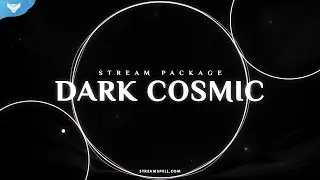 StreamSpell | Dark Cosmic Stream Package │ Twitch Overlays for OBS Studio, Streamlabs