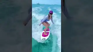 Girls best skimboarding clip ever_By EntertainingVid #short