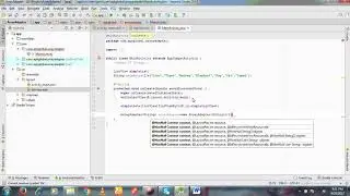 How we use Array Adapter using List View in Android Studio