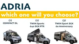 RV Hunting | ADRIA | COMPACT DL | TWIN Sports 640 SGX PTR | 60Y Anniversary | Which camper?